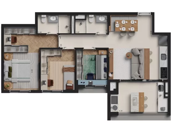 Imagem ABOUT VILA MARIANA - SETIN - Apto de 72m², completo em infraestrutura e com ótima mobilidade!