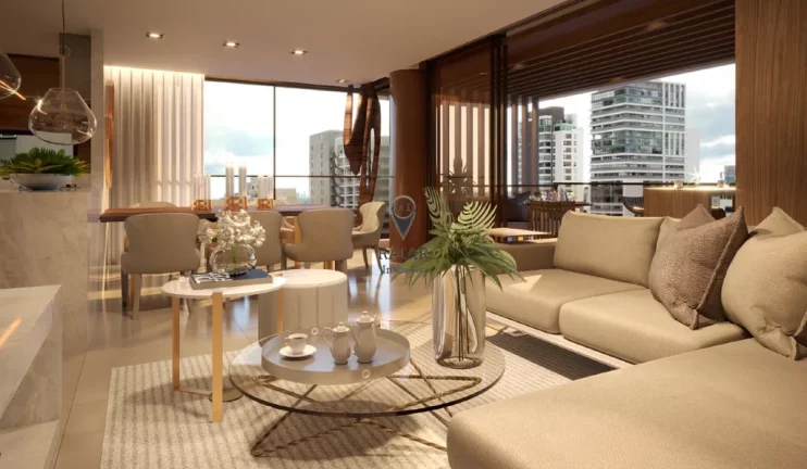 Imagem Apartamentos duplex, face norte, com 226m2 + 33m2 de terraço privativo, 4 dormitórios sendo 2 suí...