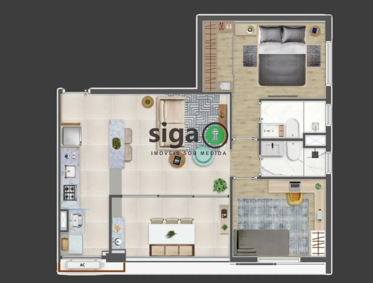 Imagem Apartamento para venda no Campo Belo, São Paulo - SP
