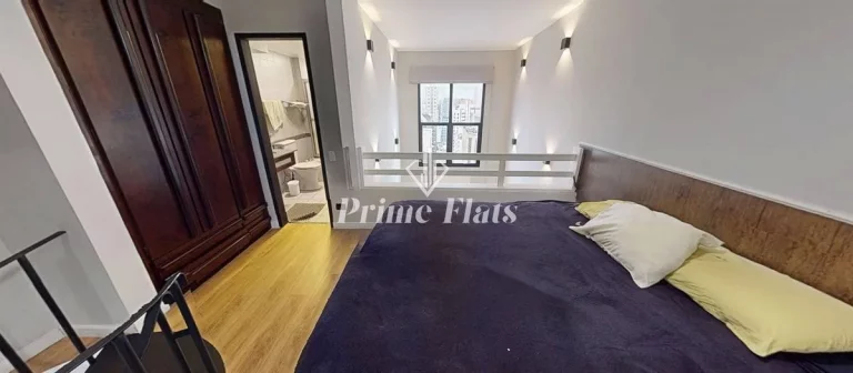 Imagem Flat disponível para venda no Place Vendome Flat Service em Moema, com 52m², 1 dormitório e 1 vaga