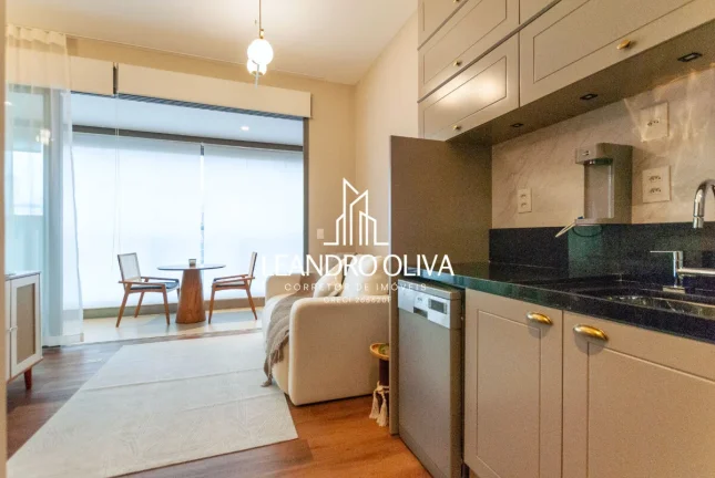 Imagem Condomínio Praça Da Vila - Quer morar ou investir a poucos passos da Praça Pereira Coutinho e Parque do Ibirapuera? Apartamento studio premium espetacular, à venda, na Vila Nova Conceição.