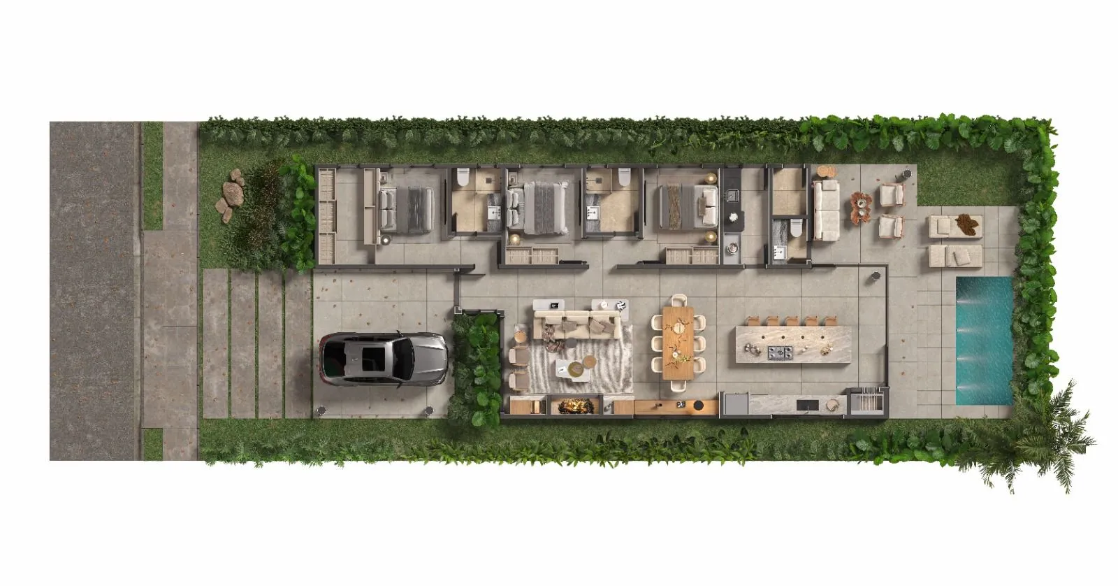 Imagem Casa de condomínio à venda, com 3 quartos, 211,75m2