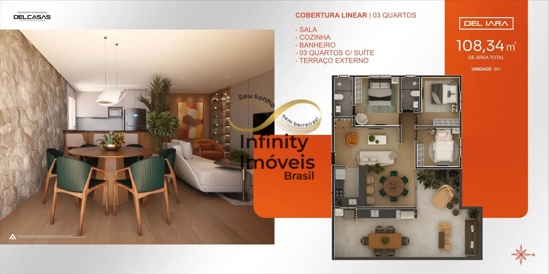 Imagem DEL IARA - Apartamento à venda no bairro Brasil Industrial (Barreiro) - Belo Horizonte/MG