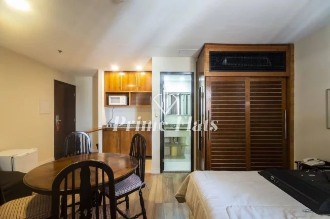 Imagem Flat disponível para venda no Wyndham São Paulo Paulista, com 27m², 1 dormitórios e 1 vaga