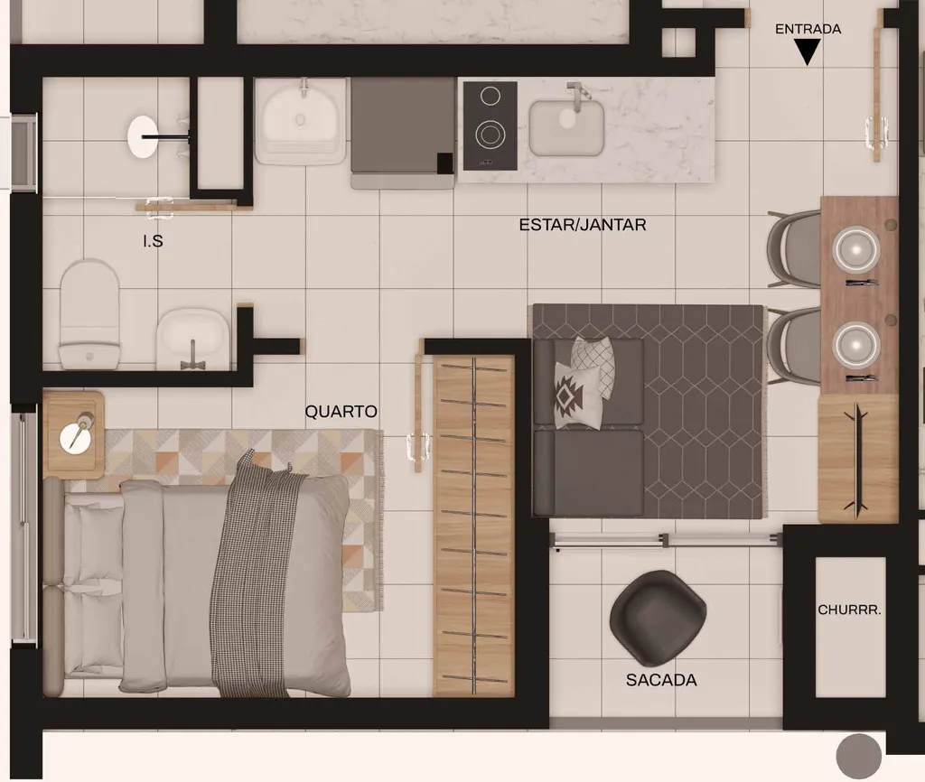 Imagem APARTAMENTO RESIDENCIAL em Curitiba - PR, Novo Mundo
