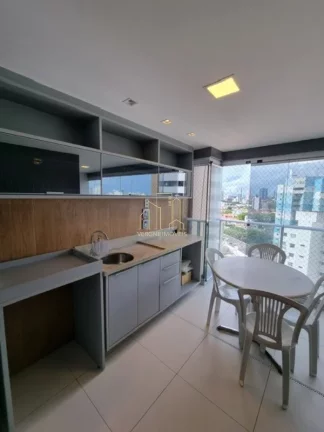 Foto do imóvel Apartamento mobiliado com dois quartos varanda gourmet a venda na pituba