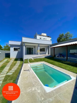 Imagem Casa em Nova Guarapari, 3 quartos sendo 1 suíte, 2 quartos de solteiro, banheiro social, cozinha a...