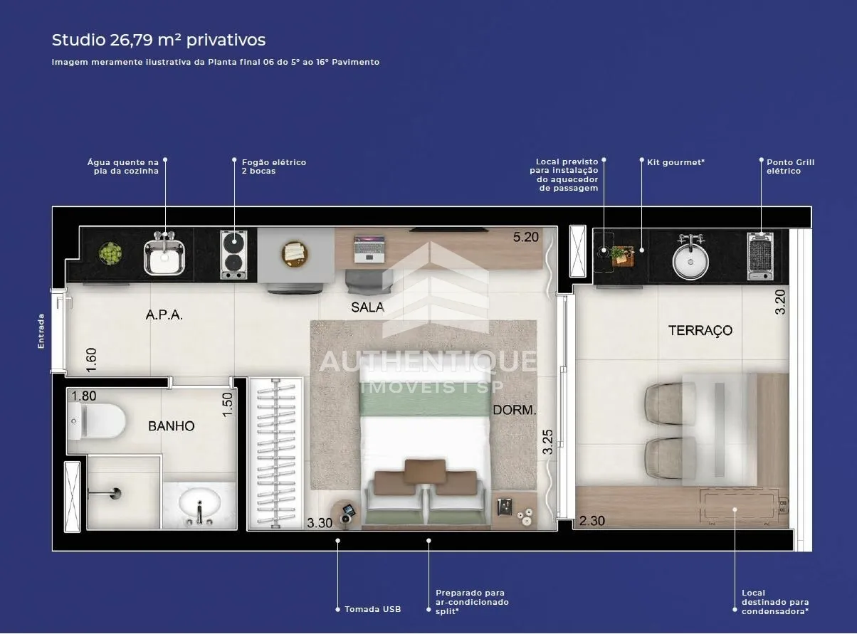 Imagem K360 HUMBERTO I - VILA MARIANA - Apartamento à venda em São Paulo/SP