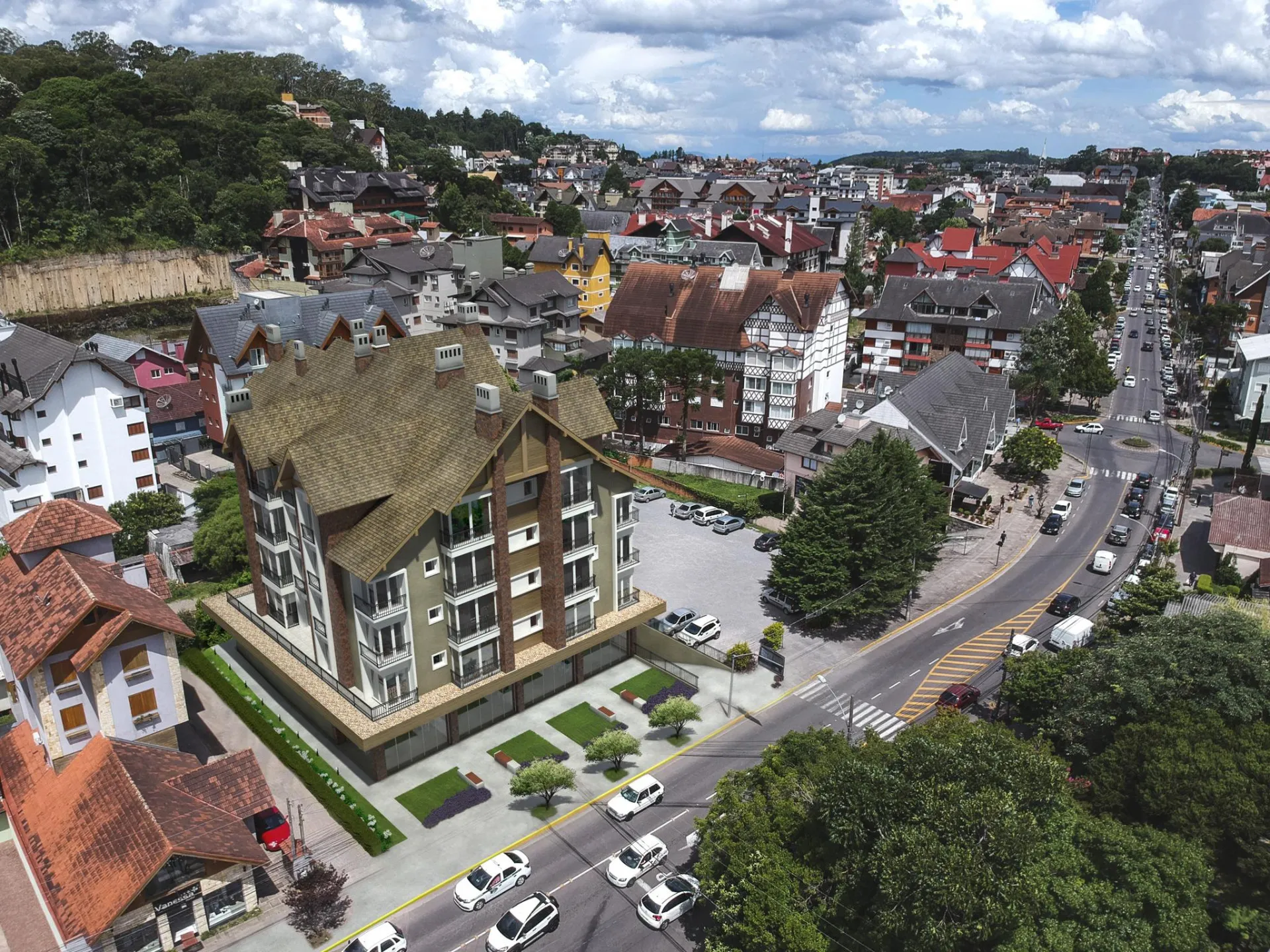 Imagem Apartamento à venda em Gramado, Centro, com 2 quartos, 71.32m2