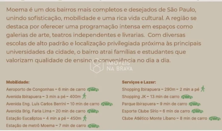 Imagem HAUS MITRE STATION MOEMA - ALAMEDA DOS MARACARTINS - MOEMA - SÃO PAULO/SP