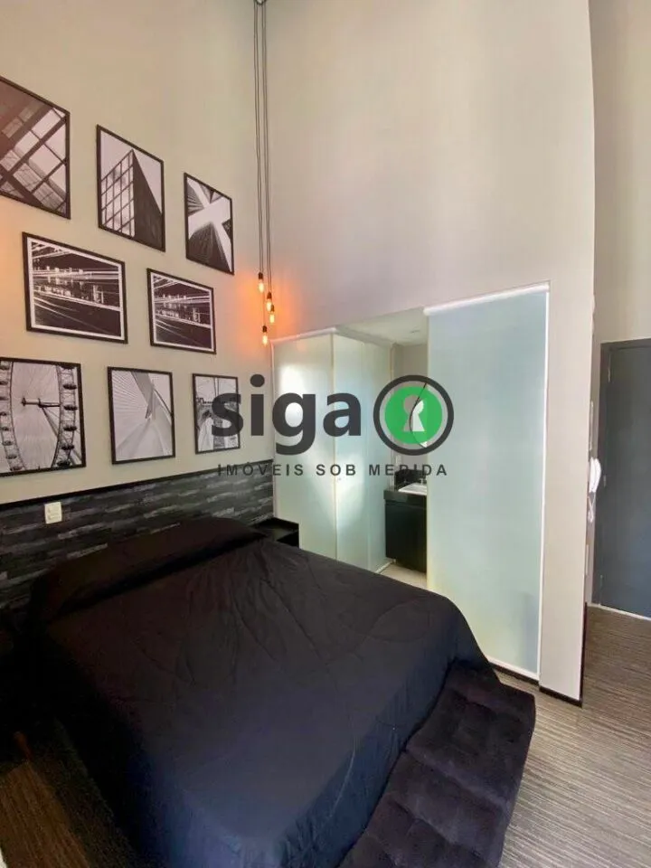 Foto do imóvel Studio a venda na Vila Olímpia, equipado e decorado com 28m2 e com vaga.