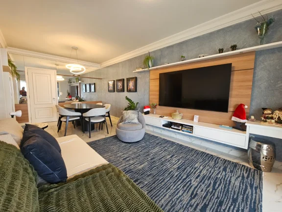 Imagem Apartamento à venda em Riviera de São Lourenço Módulo 02: 3 quartos, 1 suítes, 2 salas, 3 vagas, 130m² de área
