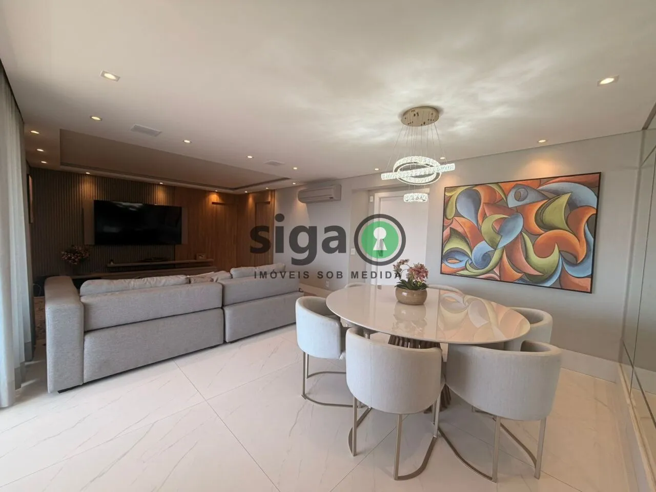 Imagem Apartamento de 141 metros 3 suítes vista clube no Paulistano