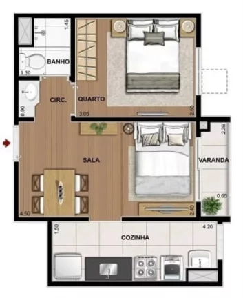 Imagem APARTAMENTO RESIDENCIAL em Rio de Janeiro - RJ, Jacarepaguá
