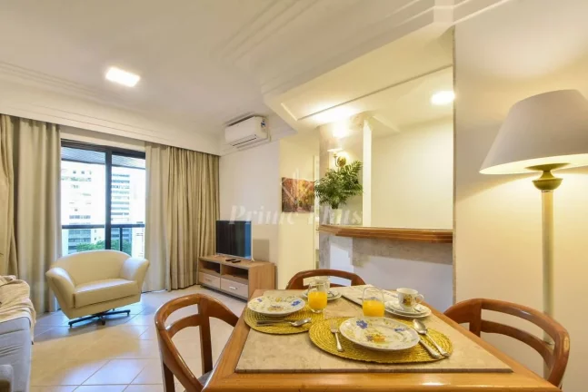 Imagem Flat disponível para venda no Golden Tower Residence no Itaim Bibi, com 43,55m², 1 dormitório e 1 vaga