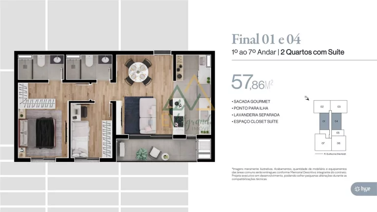 Imagem Apartamento à venda Bacacheri Curitiba PR