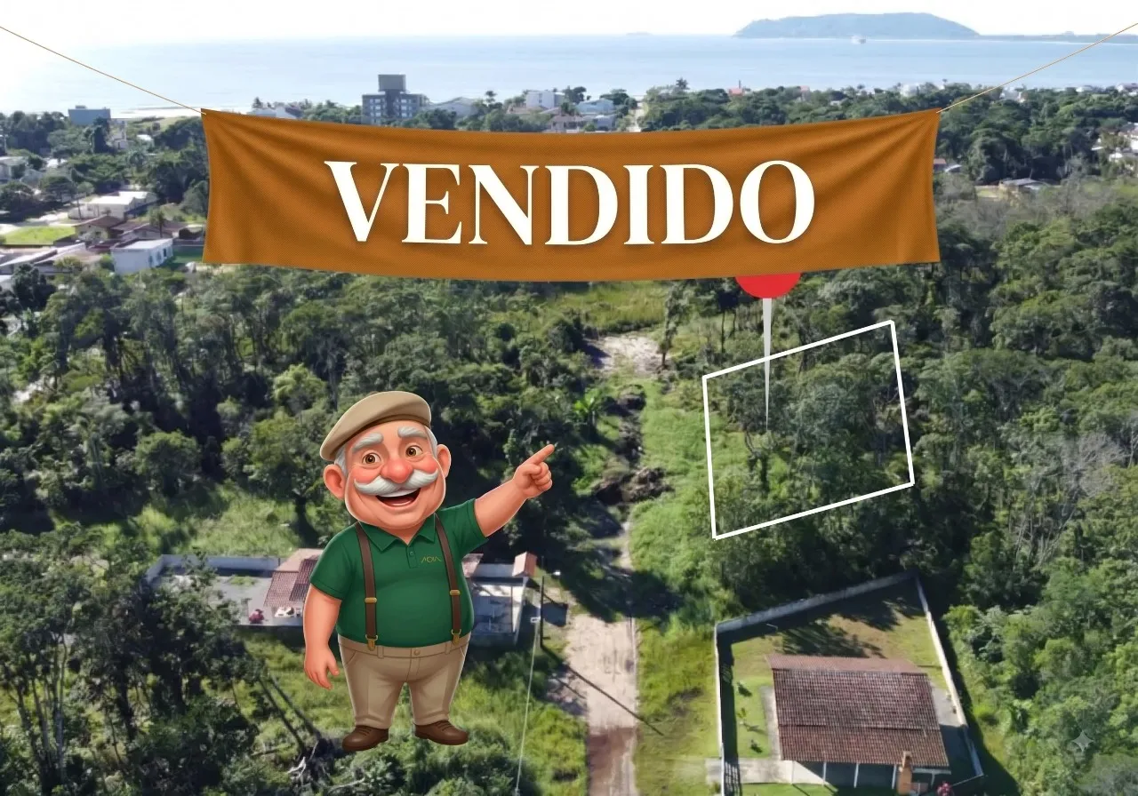 Foto do imóvel Terreno de ESQUINA, com vegetação, localizado na Rua 2383 GUARAPARI, 41 - Balneário Rosa dos Vent...