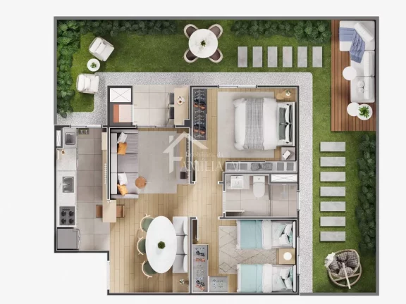Imagem Apartamento no Vega Costa e Silva Empreendimento Completo