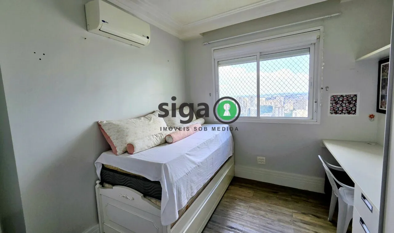 Imagem Apartamento alto padrão de 223 m2 para locação, mobiliado, com 4 quartos e 4 vagas na Vila Andrade