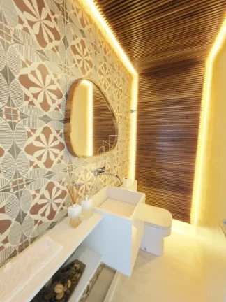 Imagem Apartamento de alto padrão vista mar com quatro suítes home theater varanda gourmet a venda no Horto Florestal