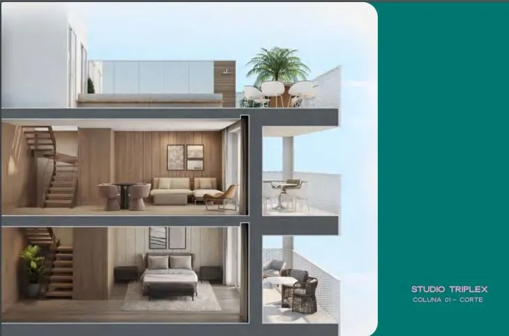 Imagem Marias Mozak - Studios, Duplex e Triplex em Ipanema | A partir de R$ 1.350.000 | Mozak