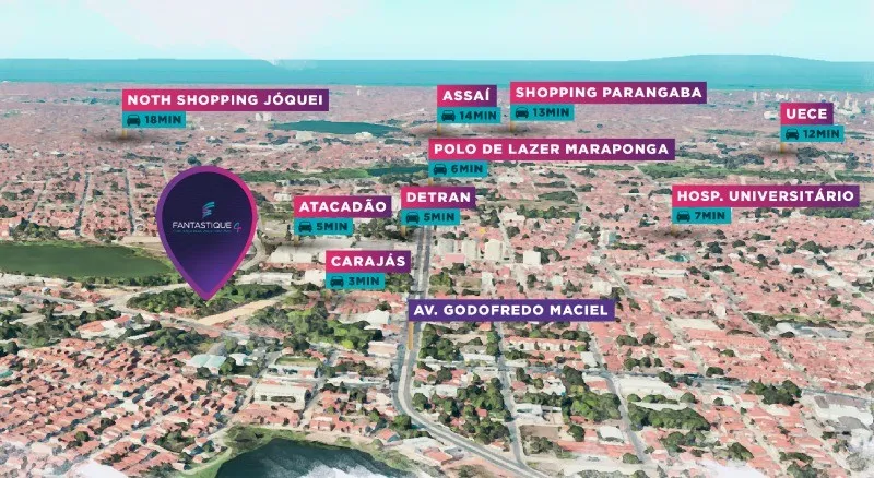 Imagem Apartamento para Venda em Fortaleza, Maraponga, 2 dormitórios, 1 suíte, 2 banheiros, 1 vaga