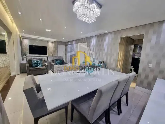 Imagem Apto 155 m² 3 suítes 3 vagas andar alto vista livre Domo Life Centro SBC