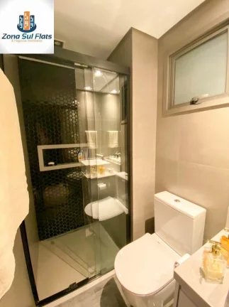 Imagem Apartamento Mobiliado e Decorado à Venda No Brooklin Com 1 Suíte e 2 Vagas
