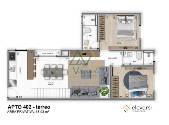 Imagem Apartamento à venda Estância Pinhais Pinhais PR