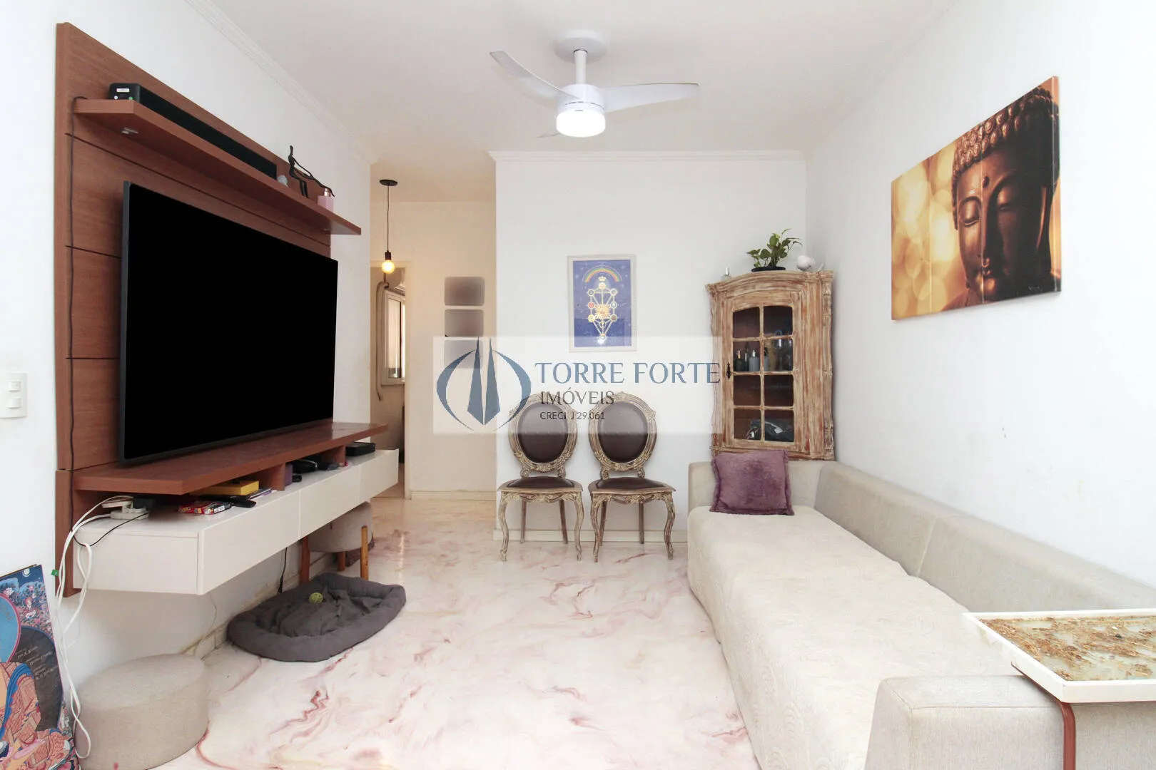 Imagem Lindo apartamento com 73 m² 3 dormitórios sendo 1 suíte 2 vagas de garagem
