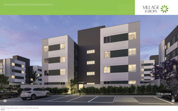 Imagem Apartamento com 2 Quartos à Venda, 45 m² em Europa - Contagem