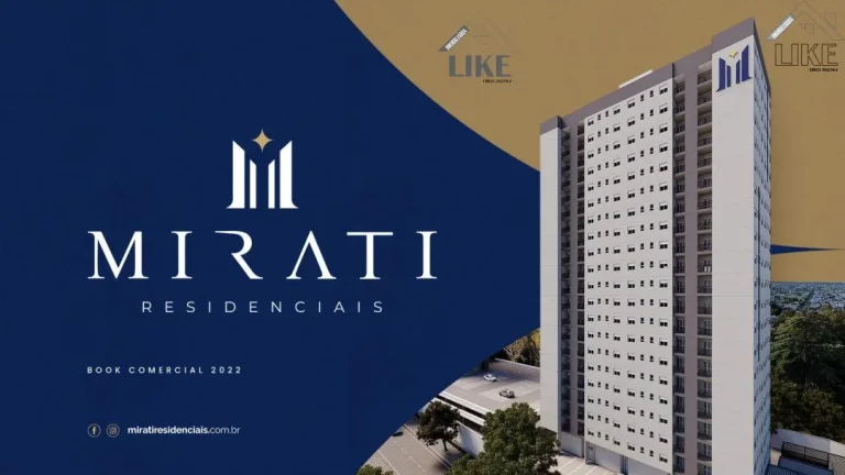 MIRATI RESIDENCIAL - LANÇAMENTO DE 02 QUARTOS COM SUÍTE NA REGIÃO DA VILA INDUSTRIAL