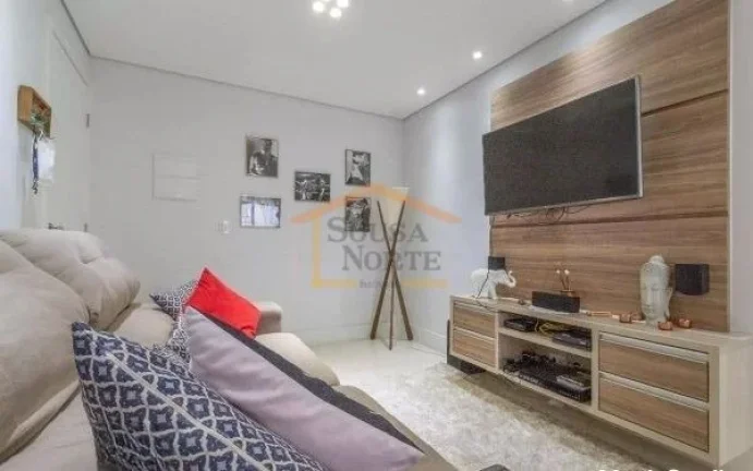 Imagem Apartamento 2 dormitórios, sendo 1 suíte, piso laminado, sala 2 ambientes, varanda gourmet com chu...