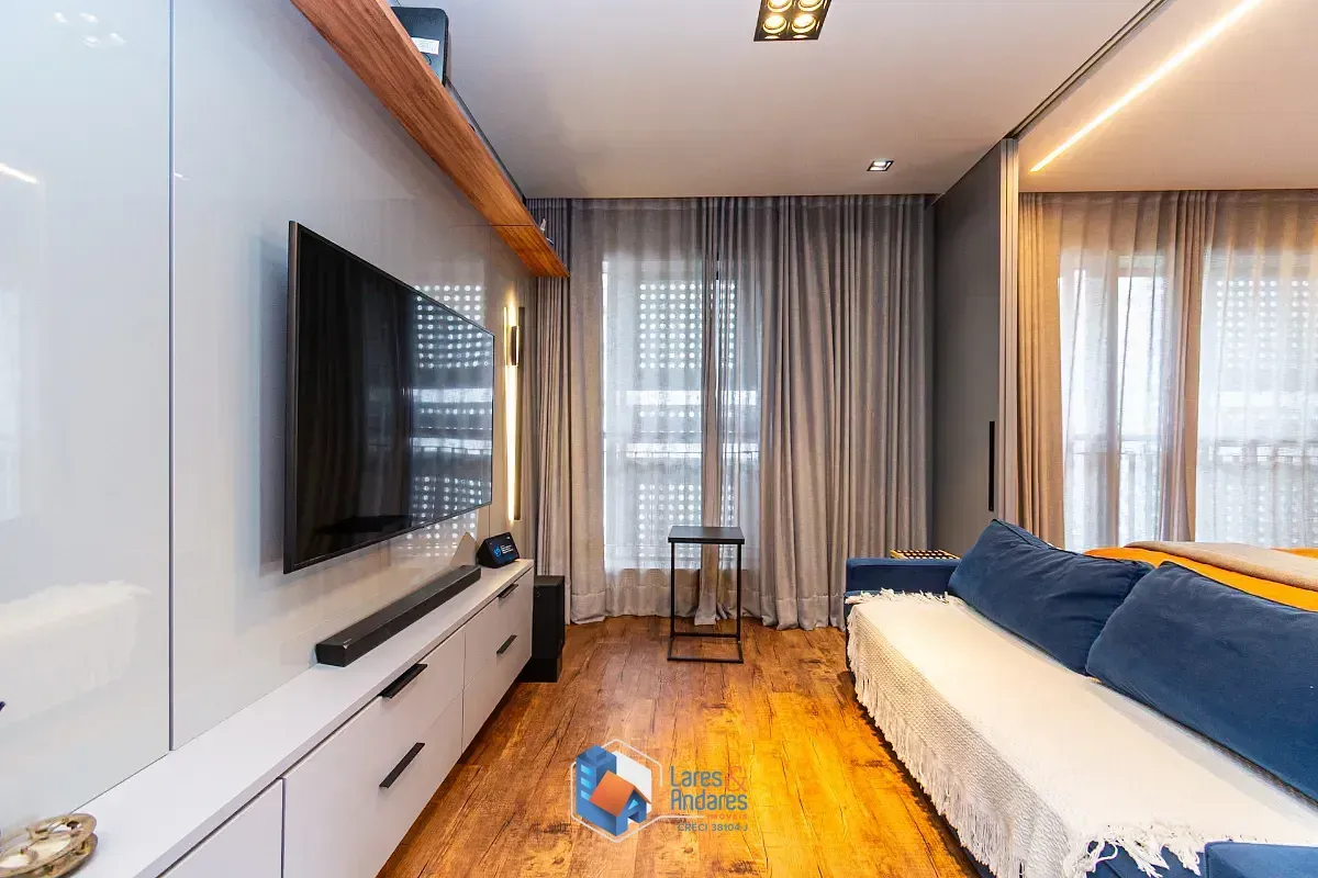 Imagem Apartamento para venda em Indianópolis com 1 quarto, sendo 1 suíte, 48m²