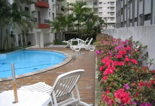 Foto do imóvel Flat disponível para venda no Condomínio Paulista Paradise Life na Bela Vista, com 38m², 1 dormitório e 1 vaga em Rua Martiniano de Carvalho