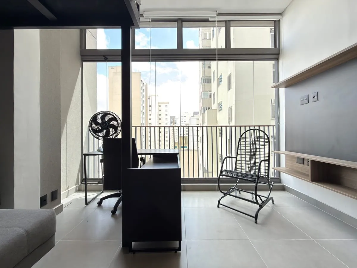 Imagem Apartamento com 1 Quarto para alugar, 24m² - Perdizes