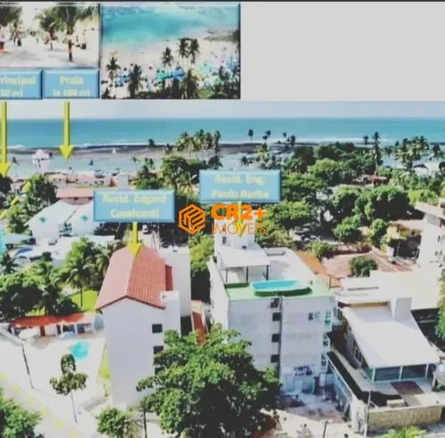Imagem Vendo Flat em Porto de Galinhas em frente a praia
