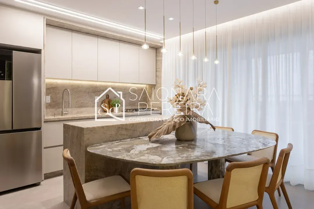 Foto do imóvel Apartamento novo mobiliado- 3 suites 122m2. em Rua Vereador Walter Borges, s/n - Campinas, São José - SC