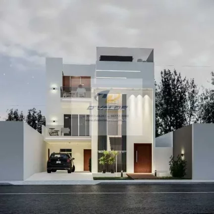 Imagem Vendo Casa Triplex de Luxo com 300m², 5 quartos s/ a suíte principal com 55m², piscina, área gourmet e 2 vagas