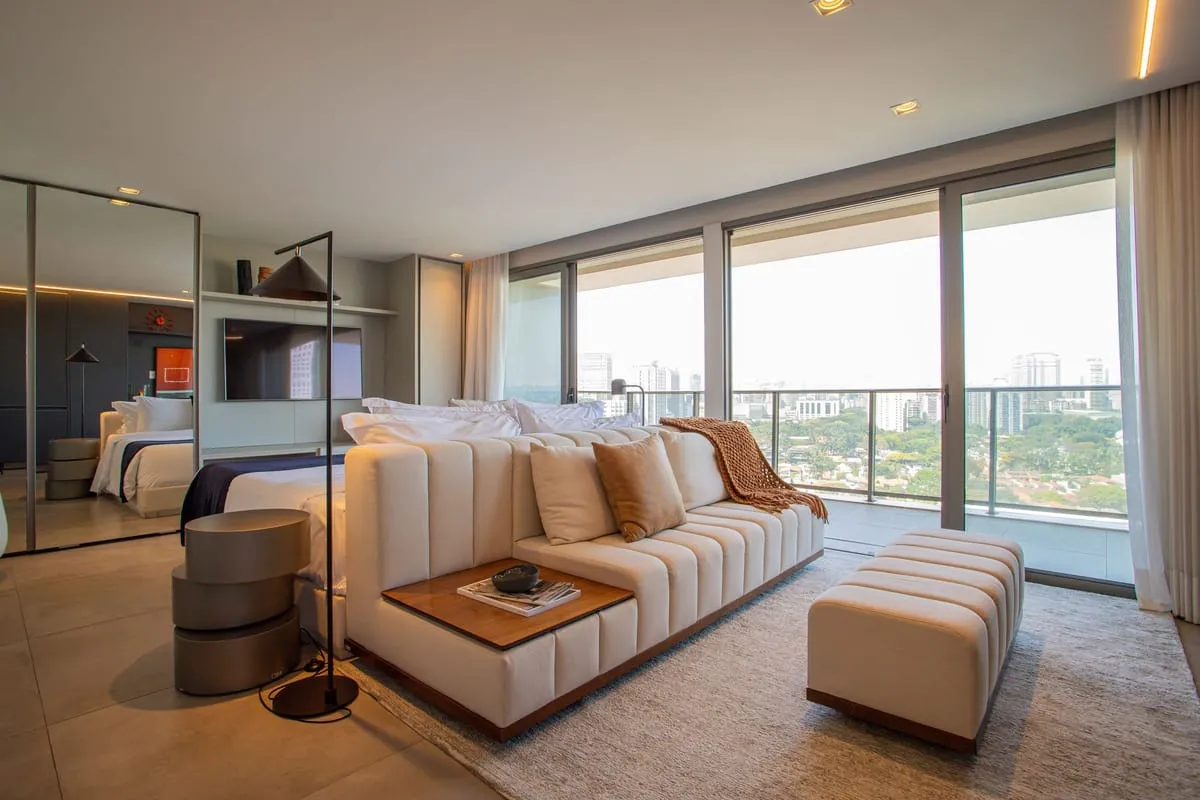Imagem Apartamento com 1 Quarto para alugar, 64m² - Pinheiros