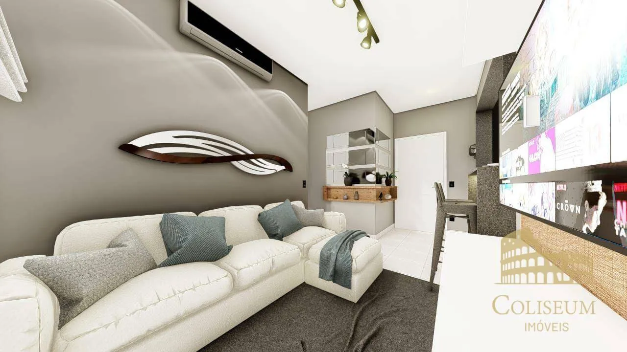 Imagem Apartamento com 1 dormitório à venda, 46 m² por R$ 240.000,00 - Vilamar - Praia Grande/SP