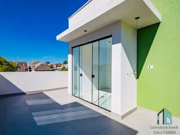 Imagem Sobrado novo a venda 02 quartos c/suíte, terraço Santa Felicidade em Curitiba PR