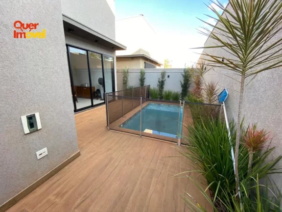 Imagem Casa em condomínio de luxo na zona sul de Ribeirão Preto-SP 3 quartos, 3 suítes, 2 salas Loteamento Terras de Florença 187m² 4 vagas de garagem