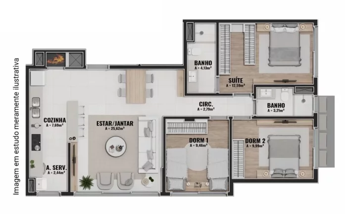 Imagem Essence Lindóia - Breve Lançamento - Apartamento à venda no bairro Jardim Lindóia - Porto Alegre/RS