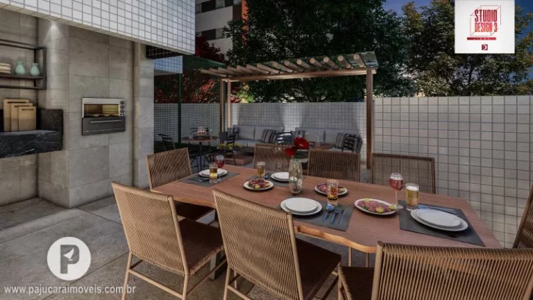 Imagem 02 quartos [60m²] ÷ em 100 meses, 250m da Praia de Pajuçara