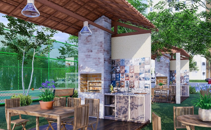 Apartamento com 2 Quartos à Venda, 52 m² em Jardim de Lourdes - Embu das Artes