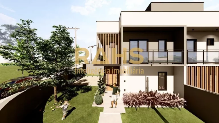 Sobrado Geminado de Esquina - Em Construção lindo projeto sendo executado no bairro Nova Brasília...