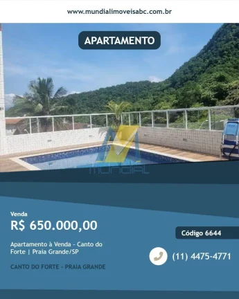 Apartamento à Venda - Canto do Forte | Praia Grande/SP