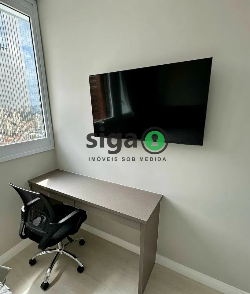 Imagem Apartamento 38m² para locação mobiliado, localizado na Chácara Santo Antônio, São Paulo