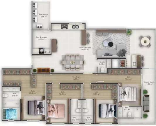 Imagem APARTAMENTO RESIDENCIAL em Itapema - SC, Meia Praia